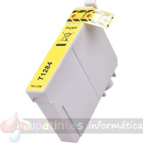 Epson T1284 Amarillo Cartucho de Tinta Genérico - Reemplaza C13T12844012-1