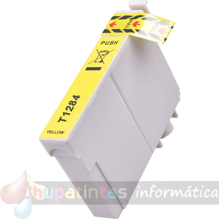 Epson T1284 Amarillo Cartucho de Tinta Genérico - Reemplaza C13T12844012-1
