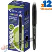 Bismark Fix Boligrafo Borrable - Punta Fina 0.7mm - Con Capuchon - Color Negro
