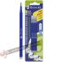 Bismark Fix Pack de 3 Recambios para Bolígrafo Borrable - Punta Fina 0.7mm - Color Azul