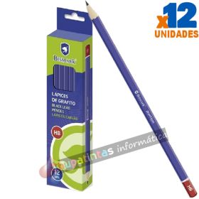 Bismark Lapiz Hexagonal de Grafito - Dureza HB - Cuerpo de Madera