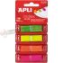 Apli Índices Adhesivos Film Zigzag 45x12mm 4 Dispensadores de 40 Índices-1