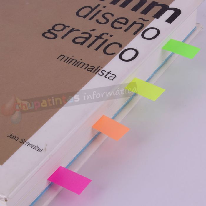 Apli Índices Adhesivos Film Zigzag 45x12mm 4 Dispensadores de 40 Índices-4
