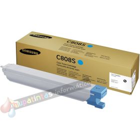 Samsung CLT-C808S Cian Cartucho de Tóner Original - SS560A