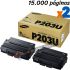 Samsung MLT-P203U Negro Pack de 2 Cartuchos de Tóner Originales - SV123A