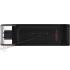 Kingston DataTraveler 70 Memoria USB Tipo C 256GB - USB-C 3.2 Gen 1 - Con Tapa - Color Negro (Pendrive)-2