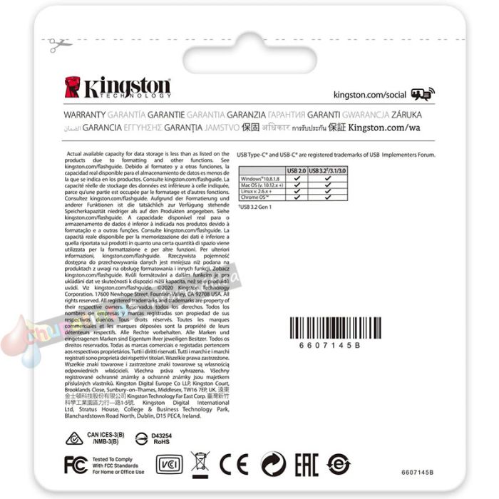 Kingston DataTraveler 70 Memoria USB Tipo C 256GB - USB-C 3.2 Gen 1 - Con Tapa - Color Negro (Pendrive)-5