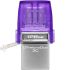 Kingston DataTraveler microDuo 3C Memoria USB-A + USB-C 128GB 3.2 Gen 1 - Velocidad de Lectura 200 MB/s - (Pendrive)-1