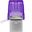 Kingston DataTraveler microDuo 3C Memoria USB-A + USB-C 128GB 3.2 Gen 1 - Velocidad de Lectura 200 MB/s - Tapon Protector (Pendrive)