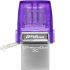 Kingston DataTraveler microDuo 3C Memoria USB-A + USB-C 256GB 3.2 Gen 1 - Velocidad de Lectura 200 MB/s - (Pendrive)-1