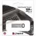Kingston DataTraveler Kyson Memoria USB 128GB - 3.2 Gen 1 - 200 MB/s en Lectura - Diseño Metálico - Color Plata (Pendrive)-3
