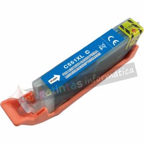 Canon CLI551XL Cian Cartucho de Tinta Genérico - Reemplaza 6444B001/6509B001-1
