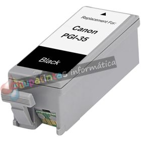 Canon PGI35 Negro Cartucho de Tinta Pigmentada Genérico - Reemplaza 1509B001