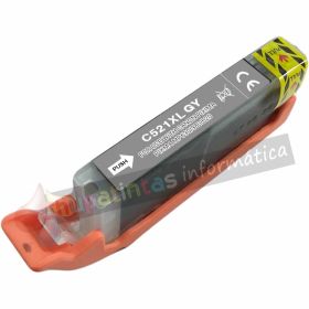 Canon CLI521 Gris Cartucho de Tinta Genérico - Reemplaza 2937B001-1