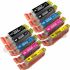 Canon PGI520/CLI521 Pack de 10 Cartuchos de Tinta Genéricos