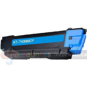 KYOCERA TK590 COMPATIBLE TÓNER CIAN