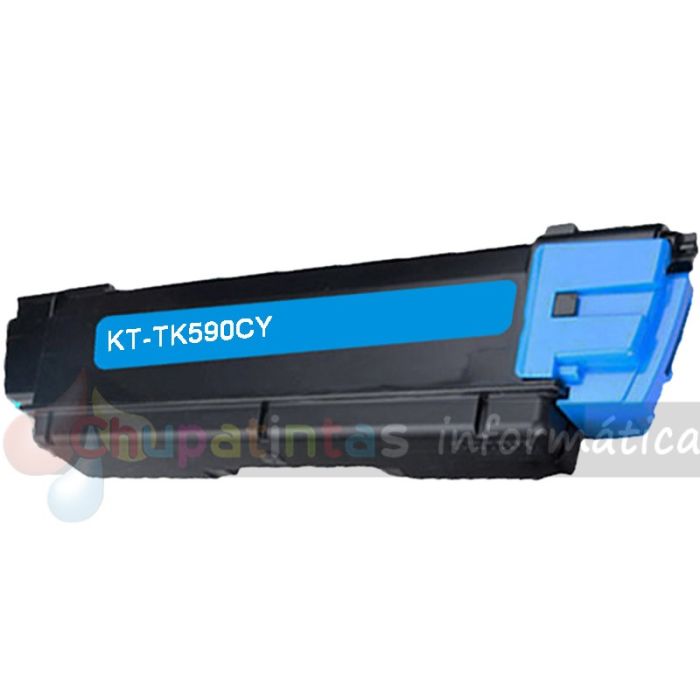 KYOCERA TK590 COMPATIBLE TÓNER CIAN
