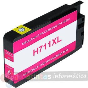 HP 711 Magenta Cartucho de Tinta Genérico - Reemplaza CZ131A