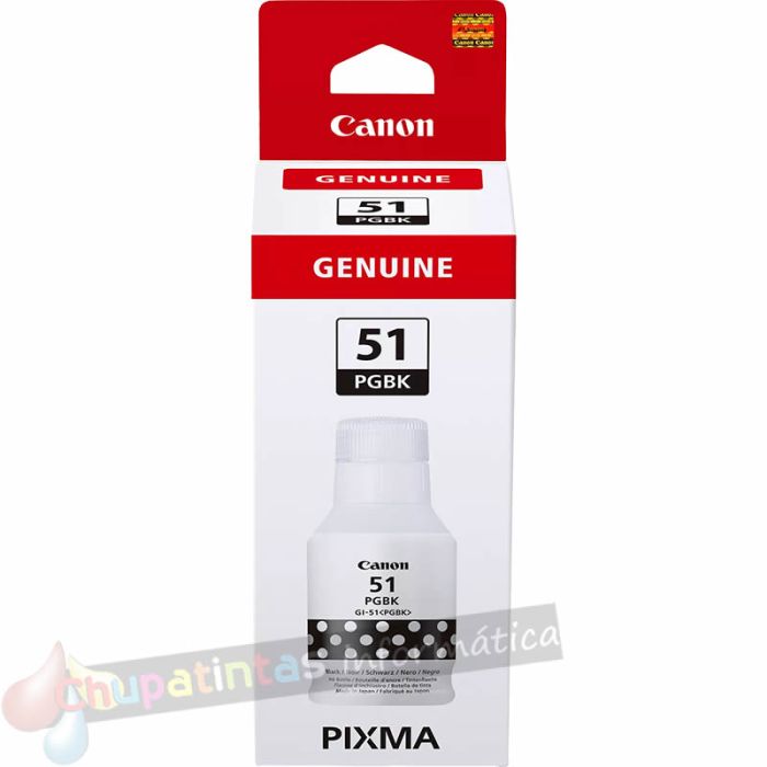 Canon GI51 Negro Botella de Tinta Original - GI51PGBK/4529C001-1