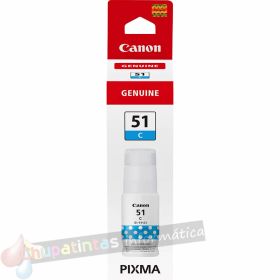 Canon GI51 Cian Botella de Tinta Original - GI51C/4546C001-1