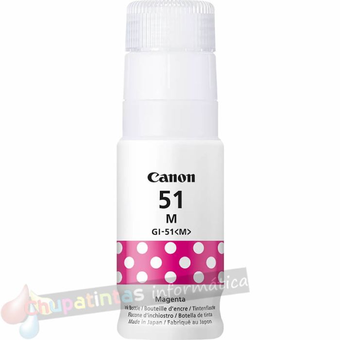 Canon GI51 Magenta Botella de Tinta Original - GI51M/4547C001-2
