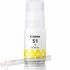 Canon GI51 Amarillo Botella de Tinta Original - GI51Y/4548C001-2