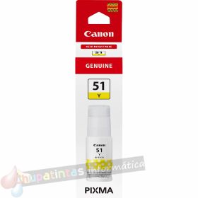 Canon GI51 Amarillo Botella de Tinta Original - GI51Y/4548C001-1