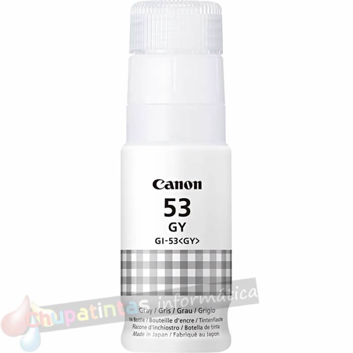 Canon GI53 Gris Botella de Tinta Original - GI53GY/4708C001