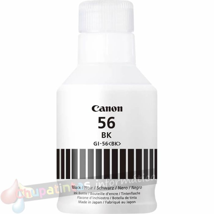 Canon GI56 Negro Botella de Tinta Original - GI56BK/4412C001