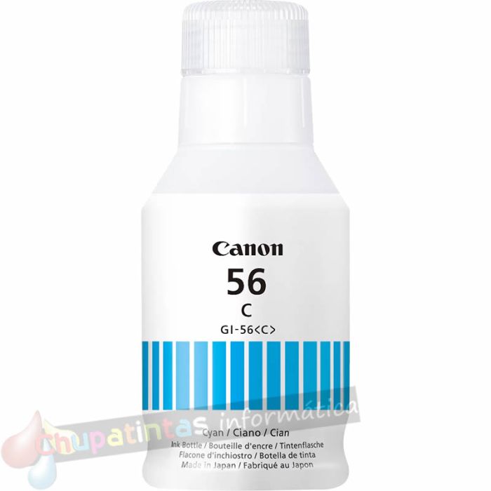 Canon GI56 Cian Botella de Tinta Original - GI56C/4430C001