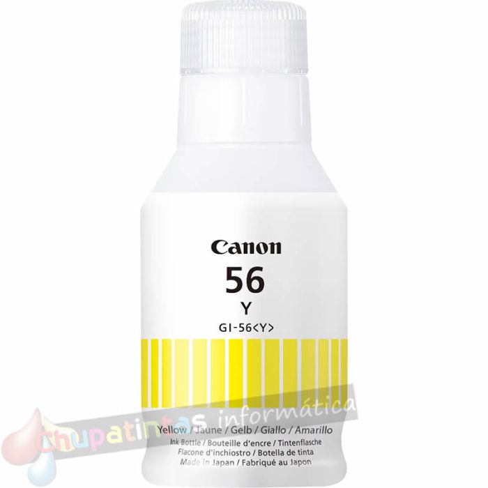 Canon GI56 Amarillo Botella de Tinta Original - GI56Y/4432C001