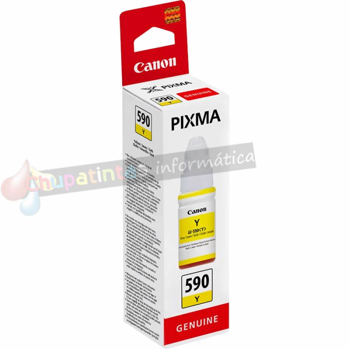 Canon GI590 Amarillo Botella de Tinta Original - GI590Y/1606C001-2