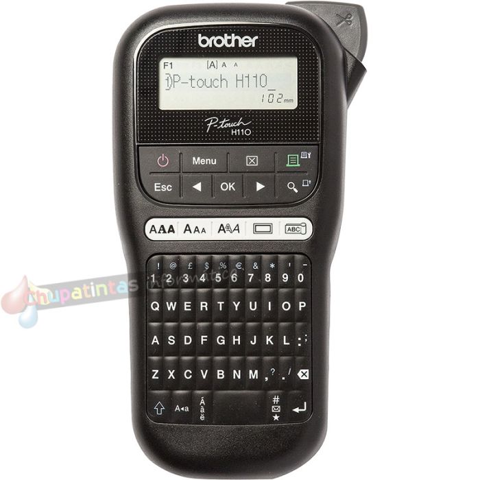 Brother PT-H110 Rotuladora Electrónica Portátil - Pantalla LCD - 253 Símbolos - Velocidad 20mms - Negro-1