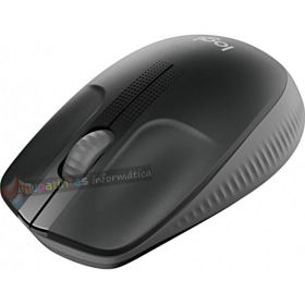 Logitech M190 Full Size Ratón Inalámbrico USB 1000dpi - 3 Botones - Gran Tamaño - Uso Ambidiestro - Color Negro/Gris Oscuro-3