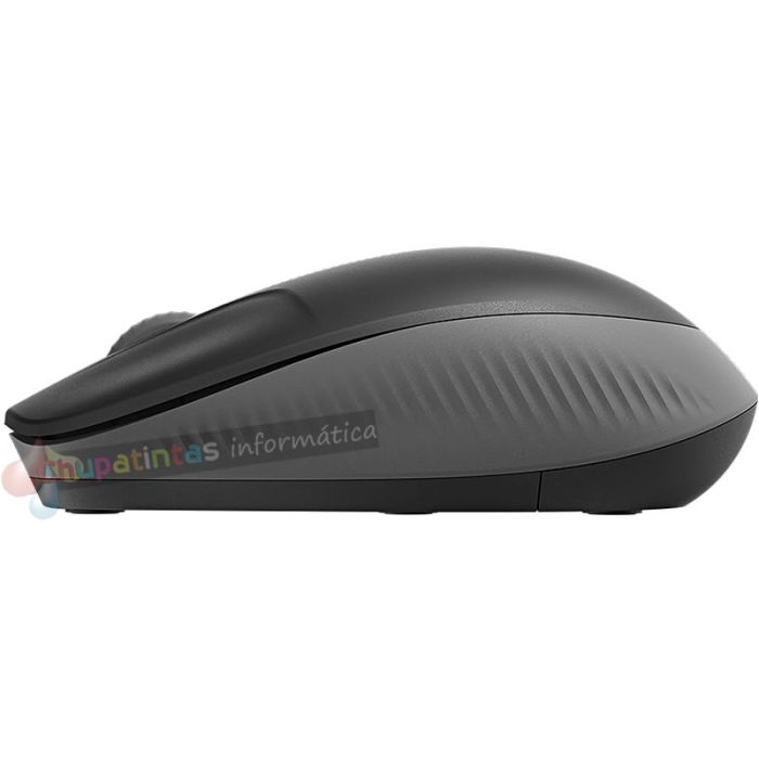Logitech M190 Full Size Ratón Inalámbrico USB 1000dpi - 3 Botones - Gran Tamaño - Uso Ambidiestro - Color Negro/Gris Oscuro-4