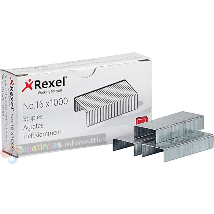 Rexel Caja de 1000 Grapas 24/6 - Hasta 20 Hojas - Acero de Alta Calidad - Patilla de 6mm