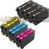 EPSON 407 Pack Ahorro 10 Cartuchos de Tinta Genéricos