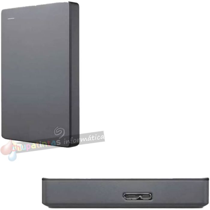 Seagate Disco Duro Externo 1TB 2.5" Basic - USB 3.2 Gen 1 - Color Plata-4
