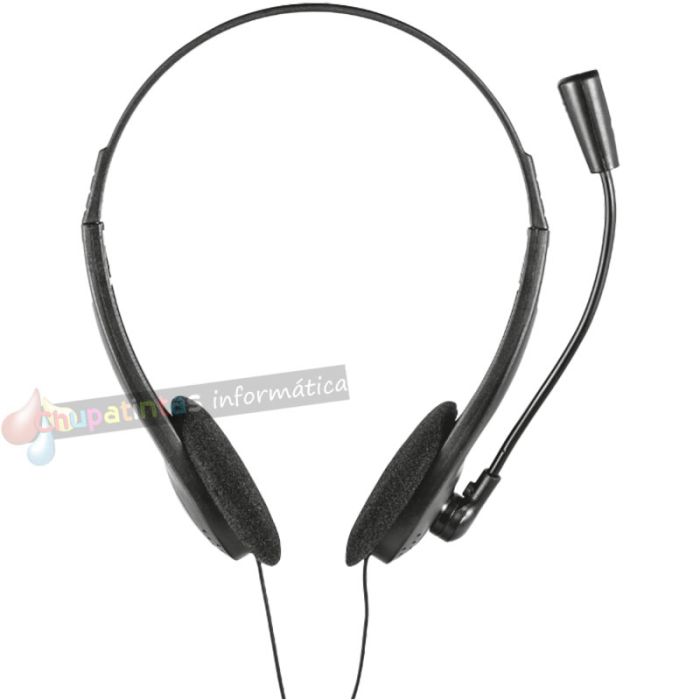 Trust Primo Chat Auriculares con Microfono - Control de Volumen - Diadema Ajustable - Jack 3.5mm - Color Negro-2