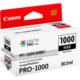 Canon PFI1000 Negro Mate Cartucho de Tinta Original - PFI1000MBK/0545C001-1