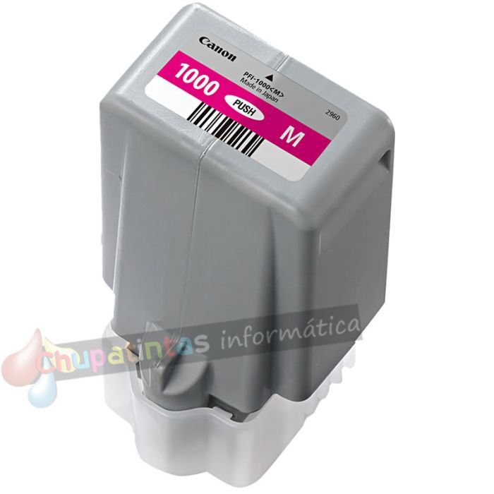 Canon PFI1000 Magenta Cartucho de Tinta Original - PFI1000M/0548C001-2