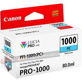Canon PFI1000 Cian Photo Cartucho de Tinta Original - PFI1000PC/0550C001-1