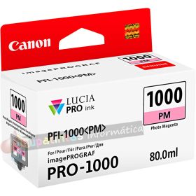 Canon PFI1000 Magenta Photo Cartucho de Tinta Original - PFI1000PM/0551C001-1