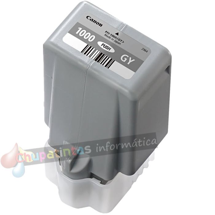 Canon PFI1000 Gris Cartucho de Tinta Original - PFI1000GY/0552C001-2