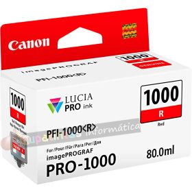 Canon PFI1000 Rojo Cartucho de Tinta Original - PFI1000R/0554C001-1