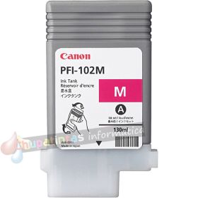Canon PFI102 Magenta Cartucho de Tinta Original - 0897B001-1