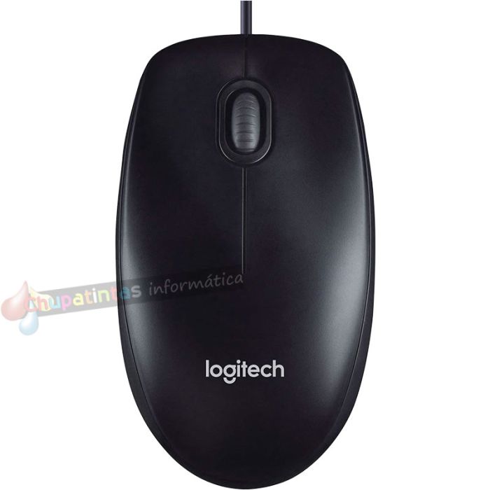 Logitech M90 Ratón USB 1000dpi - 3 Botones - Uso Ambidiestro - Color Negro-1