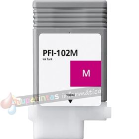 Canon PFI102 Magenta Cartucho de Tinta Genérico - Reemplaza 0897B001