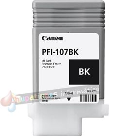 Canon PFI107 Negro Cartucho de Tinta Original - PFI107BK/6705B001-1