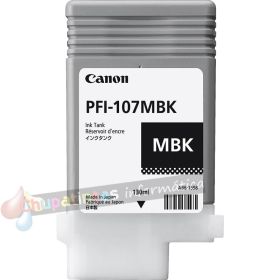 Canon PFI107 Negro Mate Cartucho de Tinta Original - PFI107MBK/6704B001-1